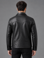 Ranger Leather Jacket Zip-Up  for Men - Image 3