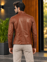 Ionic Leather Jacket for men - Image 3