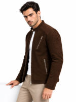 Saint Suede Leather Biker Jacket - Image 2