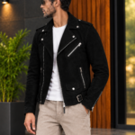 black bikar Quilted Field Jacket