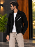 black bikar Quilted Field Jacket