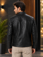 Hudson Leather Jacket for Men - Image 5
