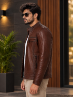 Hudson Leather Jacket for Men - Image 2