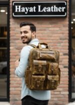 Leather Backpack for Men & Women