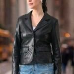 Black Stylish Leather Jacket for Women