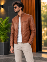 Ionic Leather Jacket for men - Image 2